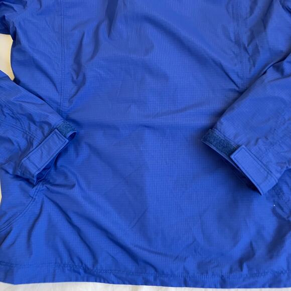 REI Girls Sz L (14-16) Water Resistant Jacket Hooded Lightweight Blue Fall - Picture 13 of 16